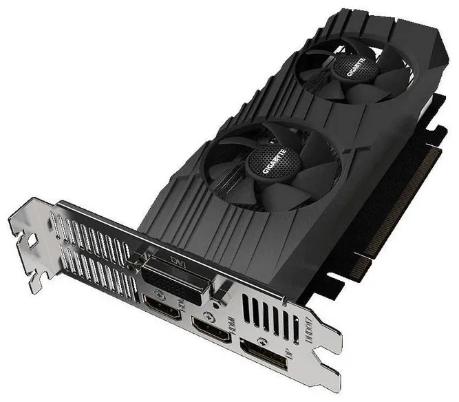 Видеокарта 4 GB Gigabyte GTX 1650 D6 OC LP GV-N1656OC-4GL