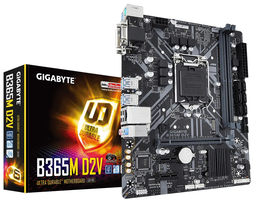 Материнская плата Gigabyte B365M D2V