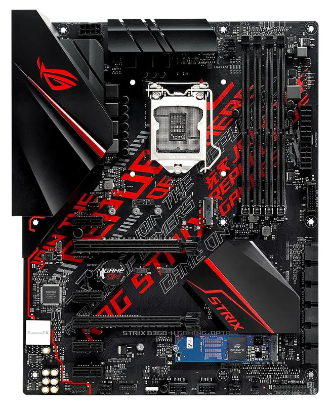 Материнская плата ASUS ROG STRIX B360-H GAMING/OPTANE