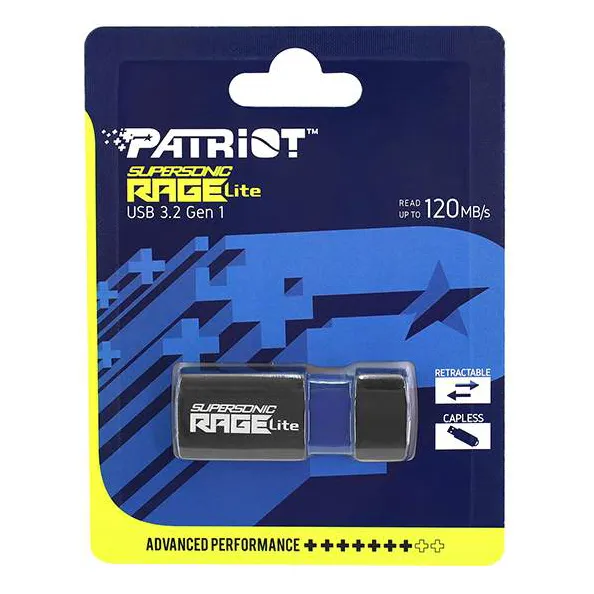 USB flash 256GB Patriot Rage Lite PEF256GRLB32U black