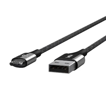 Кабель microusb Belkin mixit duratek kevlar 1.2м чёрный