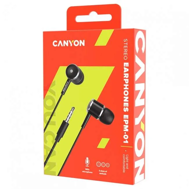 Наушники CANYON EPM-01 Black