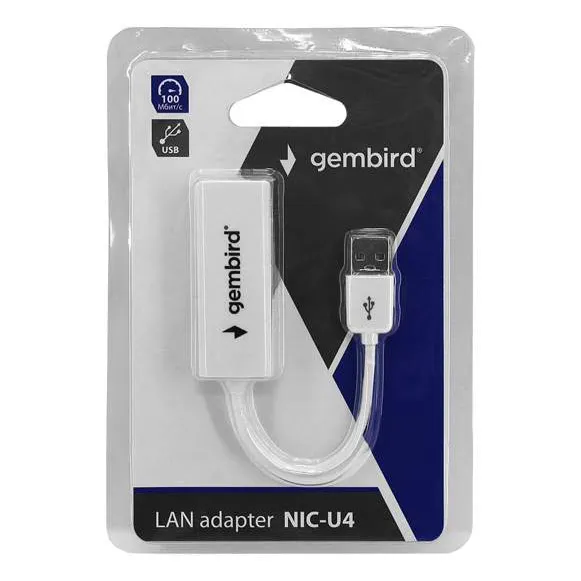 Сетевой адаптер Gembird NIC-U4