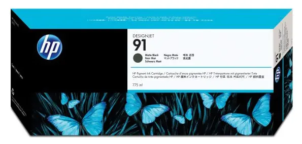 Картридж HP Europe C9464A чернильный №91 черный