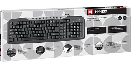 Клавиатура USB Defender HM-830 black
