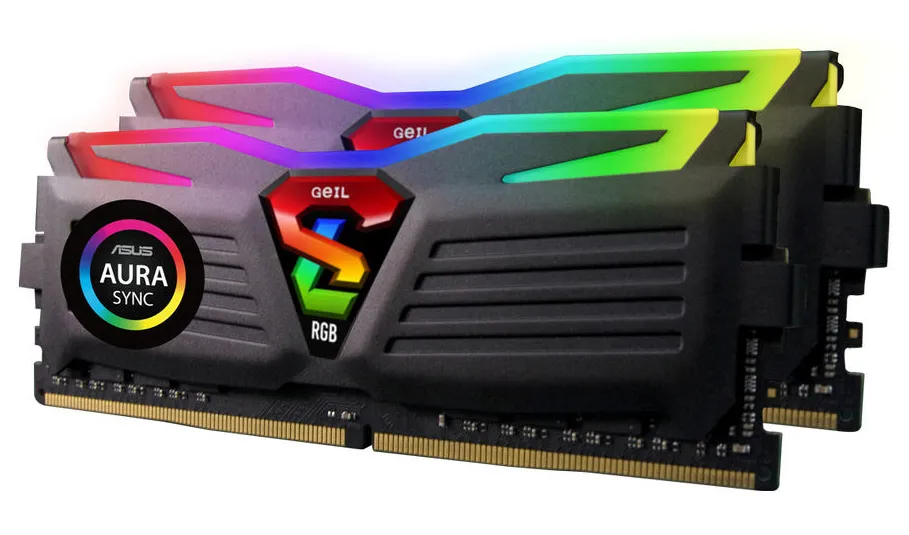 Оперативная память 32 Гб KIT GEIL SUPER LUCE RGB SYN SERIES Black GLWS432GB3200C16ADC