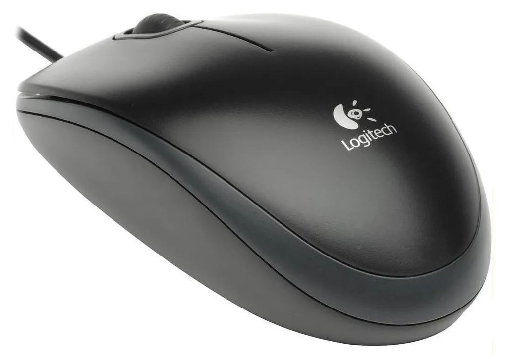 Мышь проводная Logitech B100 Black