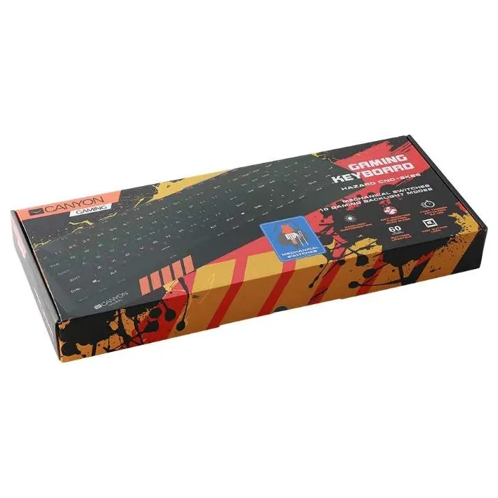Клавиатура игровая Canyon Hazard GK-6 RGB CND-SKB6-RU