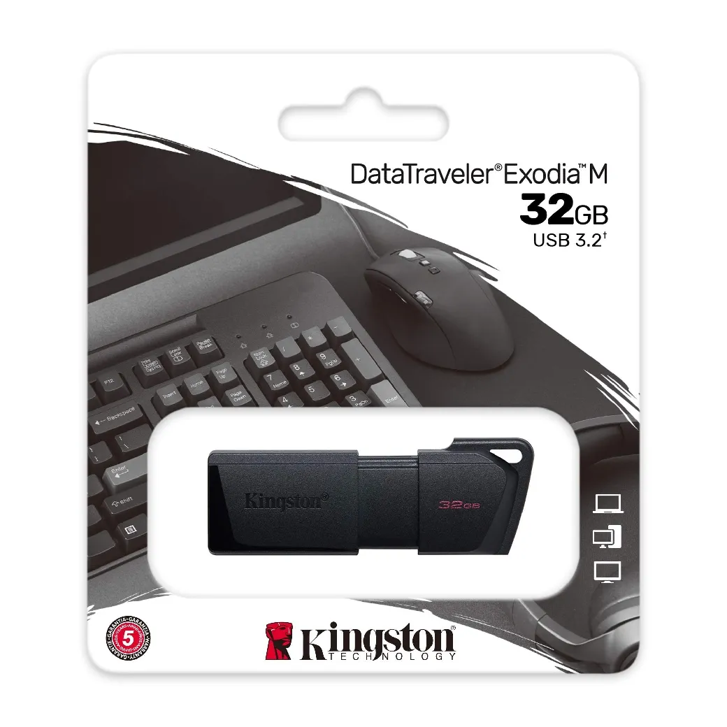 USB-накопитель Kingston DTXM/32GB 32GB Чёрный