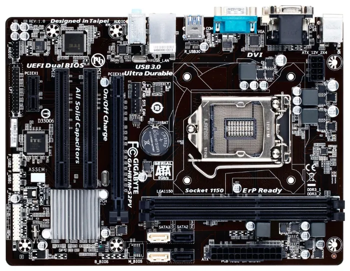 Сист. плата GigaByte GA-H81M-S2PV