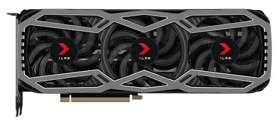 Видеокарта 10GB PNY RTX3080 XLR8 Gaming Revel EPIC-X RGB Triple Fan LHR VCG308010LTFXPPB