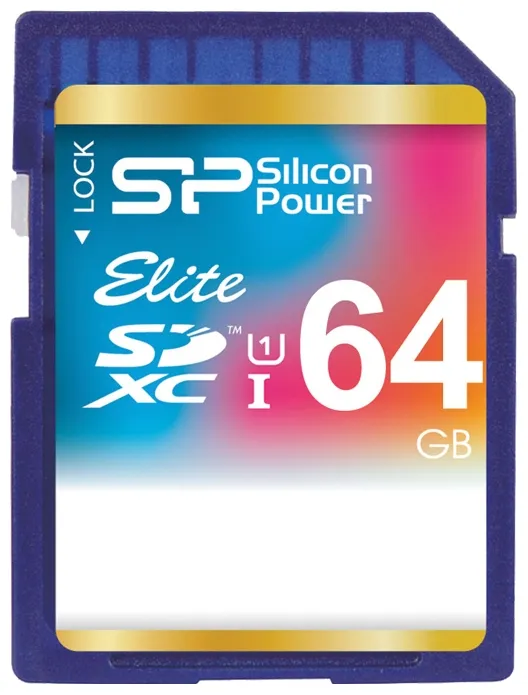 Карта памяти Silicon Power SDXC Elite 64 Gb SP064GBSDXAU1V10