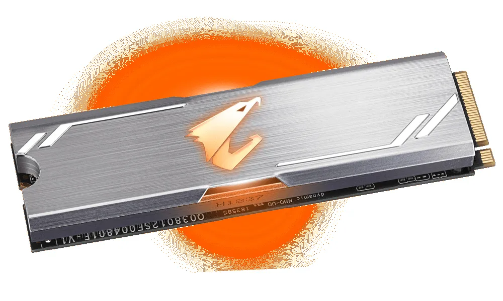 SSD накопитель 256Gb Gigabyte AORUS RGB GP-ASM2NE2256GTTDR