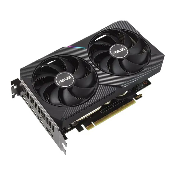 Видеокарта 12Gb ASUS RTX 3060 DUAL-RTX3060-12G-V2