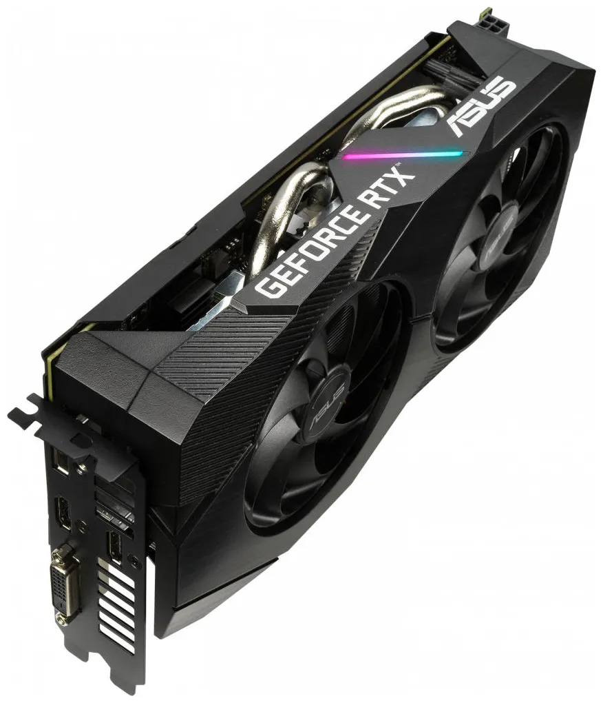 Видеокарта 6 GB Asus RTX 2060 DUAL-RTX2060-A6G-EVO