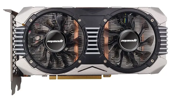 Видеокарта 6GB Manli GTX 1660 Super OC