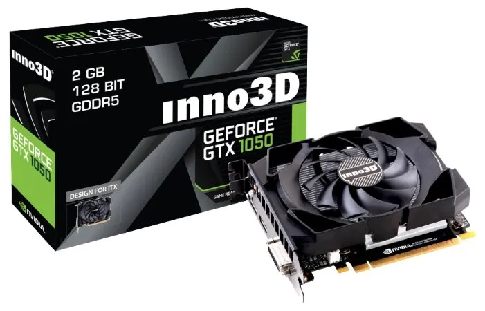 Видеокарта 2GB GTX 1050 Inno3D Compact N1050-1SDV-E5CM