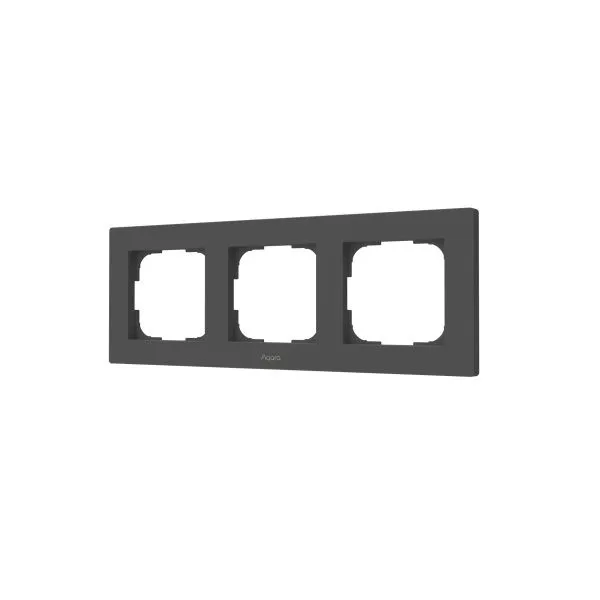 Рамка для выключателя тройная Aqara Switch Frame H2 EU (3-gang) Gray