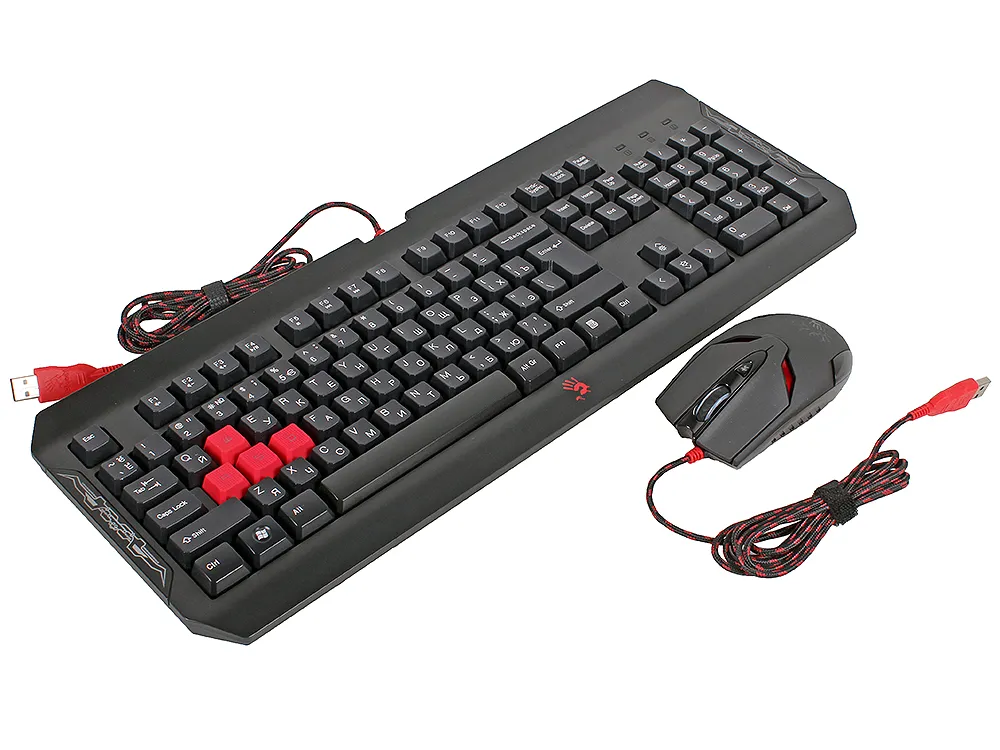 Клавиатура мышь игровая A4tech Bloody Q1100