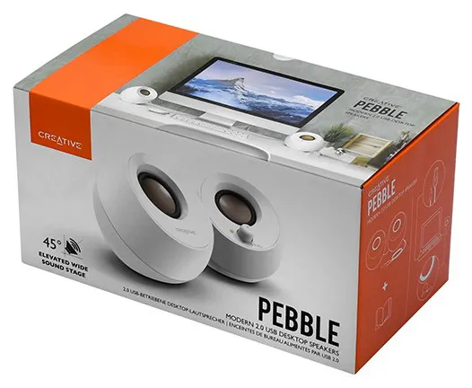 Акустическая система Creative PEBBLE MF1680 White