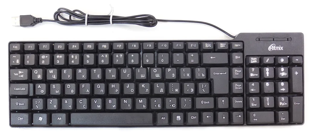 Клавиатура проводная RITMIX RKC-010