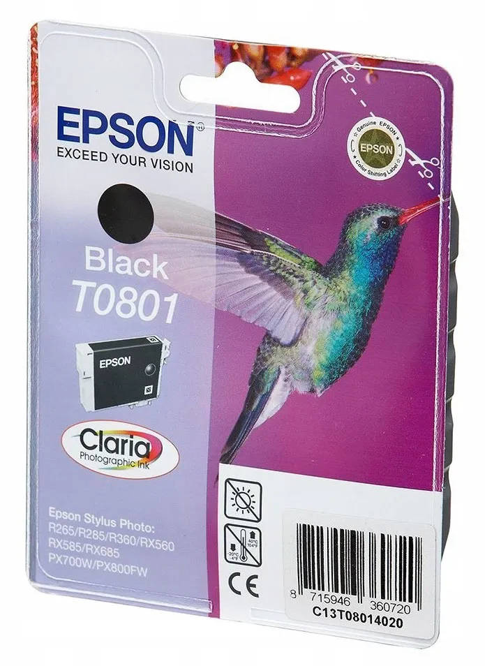 Картридж Epson C13T08014011 черный