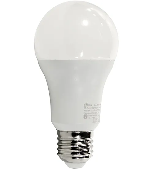 Smart LED lamp, Ritmix SLA-1077-Tuya, 10W, 220V, E27, RGB