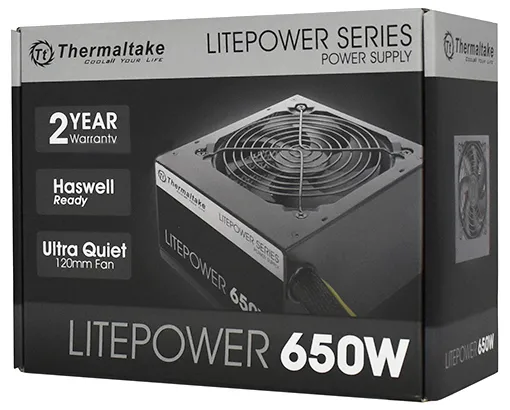 Блок питания 650W Thermaltake Litepower LTP-0650P-2