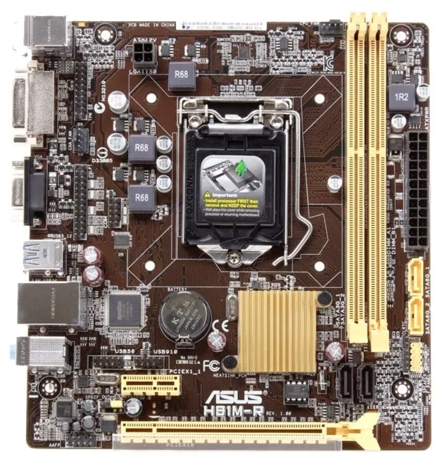 Материнская плата ASUS H81M-R/C/Si