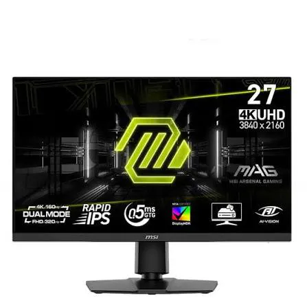 Монитор 27" MSI MAG 272URDF E16 Rapid IPS 1920x1080/3840x2160 160/320Hz 0.5ms 400cd/m2 1000:1 2xHDMI 1xDP 1xAudioOut, 2xUSB2.0 Type-A, 1xUSB2.0 Type-B, HAS, Adaptive-Sync, VESA DisplayHDR 400, 178° (Г) / 178° (В)