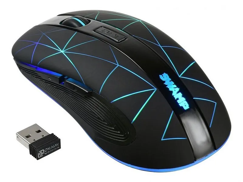 Компьютерная мышь Oklick 975GW SWAMP Черный