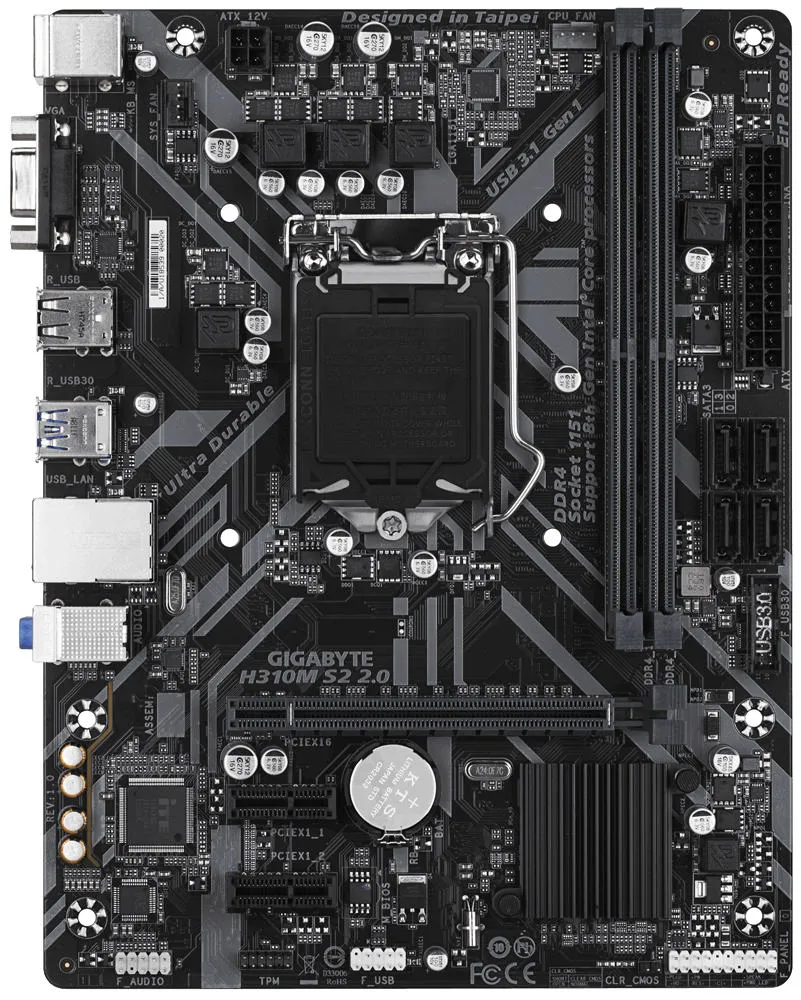 Материнская плата GIGABYTE GA-H310M-S2 2.0