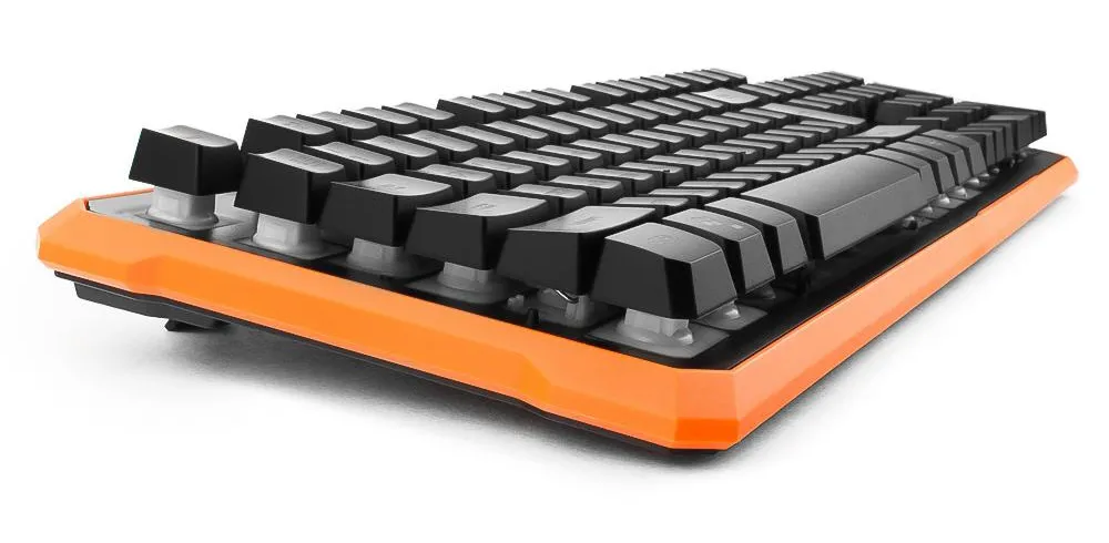 Клавиатура Гарнизон GK-320G black-orange