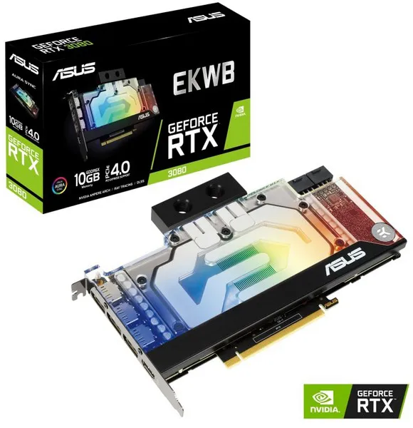 Видеокарта 10 GB Asus RTX 3080 RTX3080-10G-EK