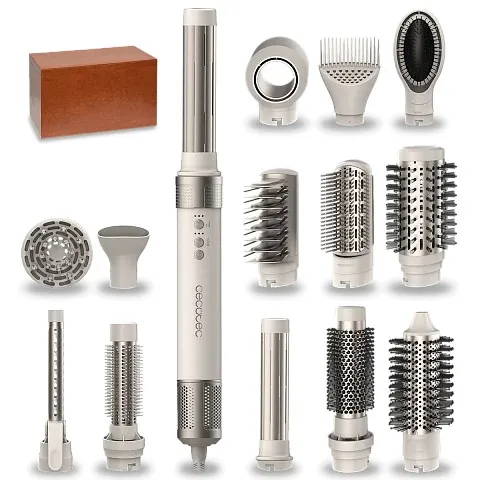 Стайлер Cecotec Bamba CeramicCare AirGlam Champagne (14в1) черный