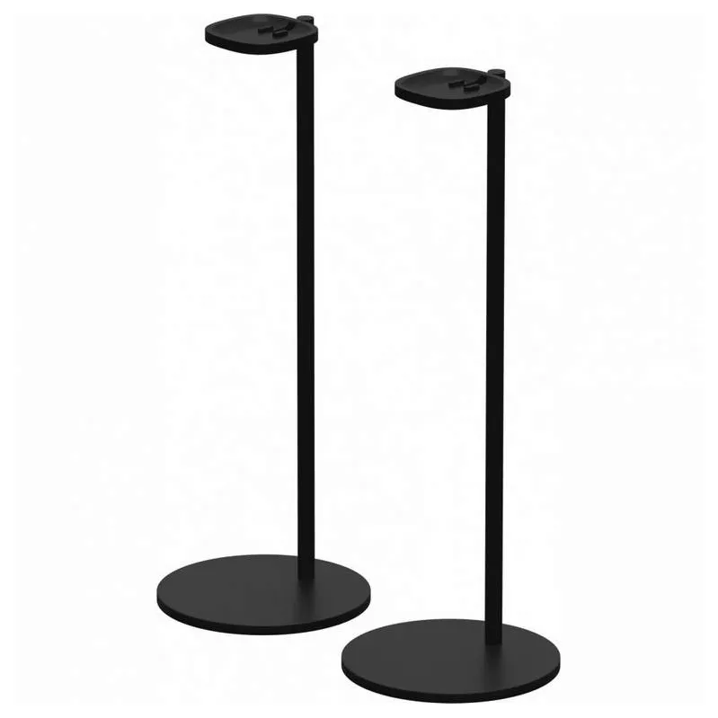 Портативная колонка Sonos One Black+Стойки для колонок Sonos Stands for ONE and PLAY:1 (Black) Pair