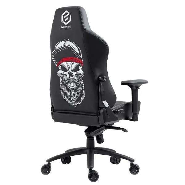Игровое компьютерное кресло EVOLUTION GLORIOUS SKULL BUDDY черный