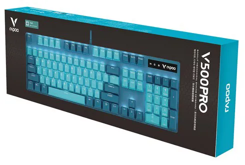 Клавиатура Rapoo V500PRO Cyan Blue