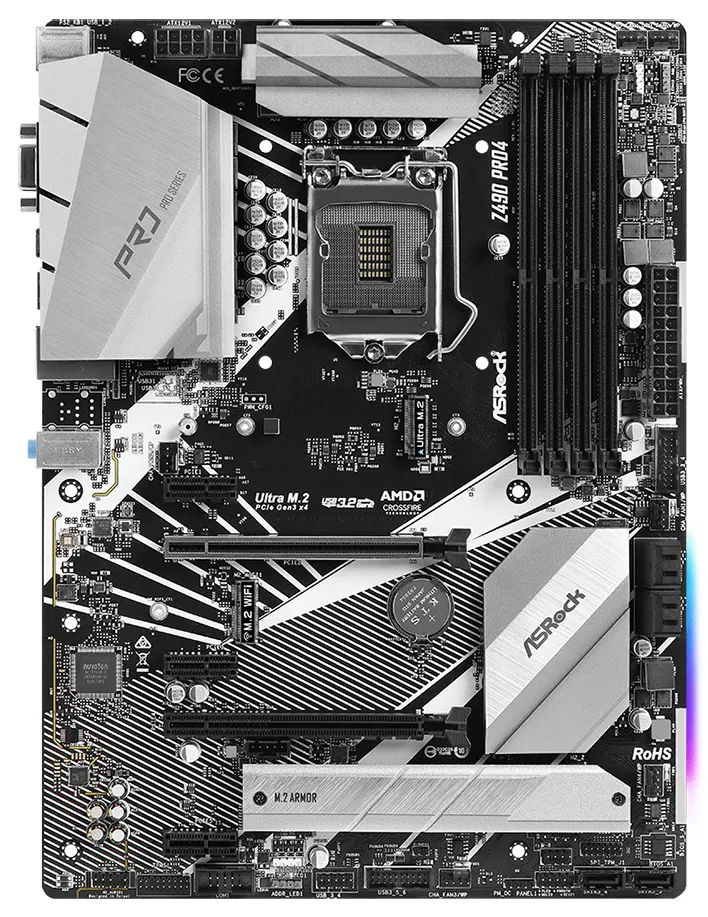 Материнская плата ASRock Z490 PRO4