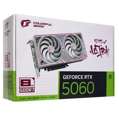 Видеокарта 8 GB Colorful iGame RTX 5060 Ultra W DUO OC 8GB-V