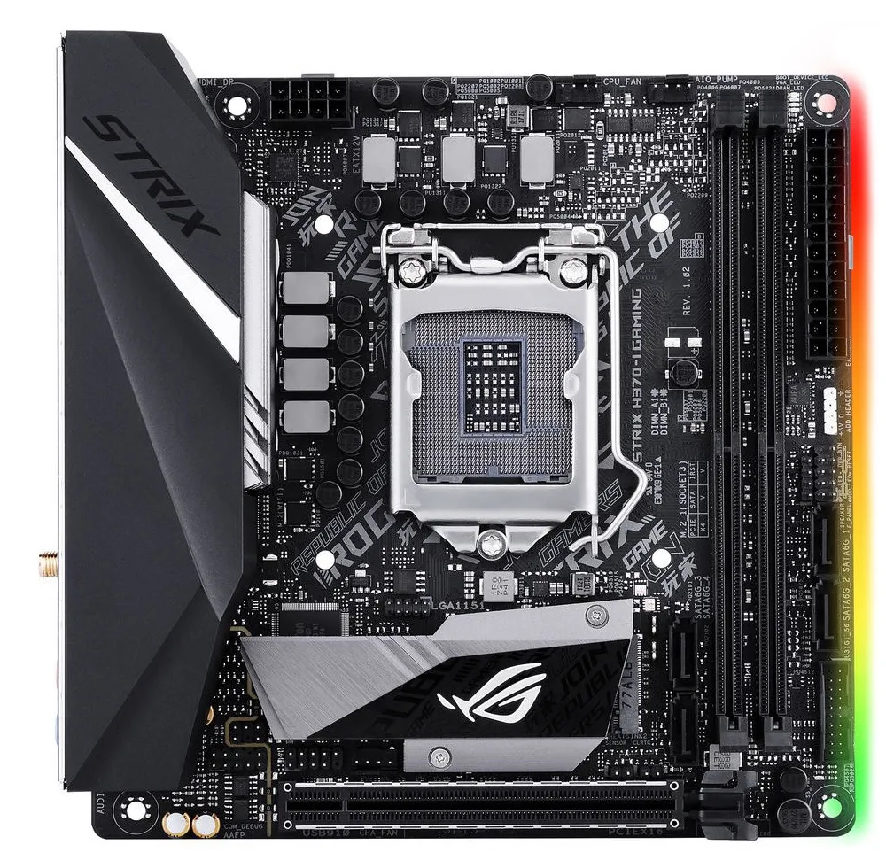 Системная плата Asus ROG STRIX H370-I GAMING