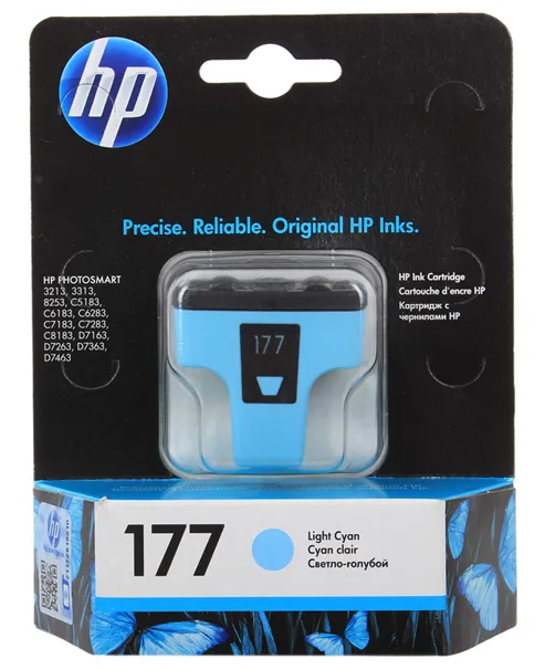 Картридж струйный HP C8774HE №177 голубой