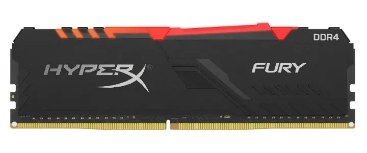 Оперативная память 8 GB Kingston HyperX Fury RGB HX437C19FB3A/8