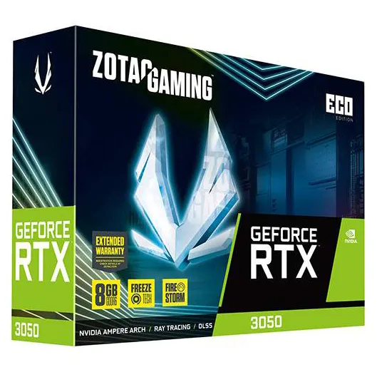 Видеокарта 8 GB ZOTAC GAMING RTX 3050 ECO ZT-A30500K-10M