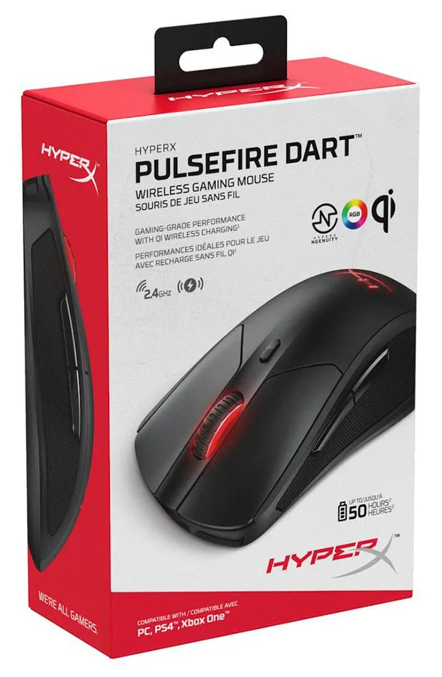 Компьютерная мышь Kingston HyperX Pulsefire Dart HX-MC006B black