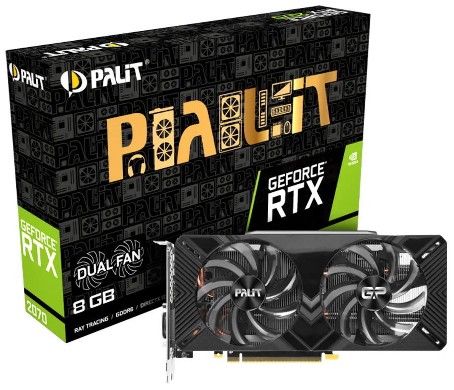 Видеокарта PALIT RTX™ 2070 DUAL NE62070015P2-1062A