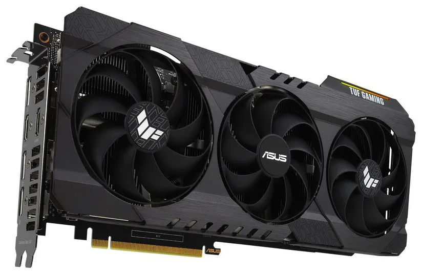 Видеокарта 8Gb ASUS RTX3060 Ti OC TUF-RTX3060TI-O8G-V2-GAMING