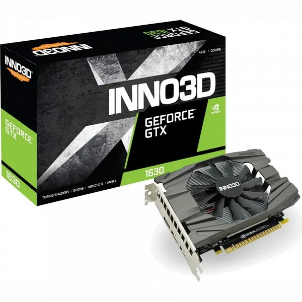 Видеокарта 4Gb Inno3D GTX1630 COMPACT N16301-04D6-1177VA19