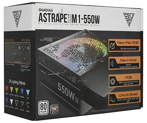 Блок питания ATX Gamdias Astrape M1
