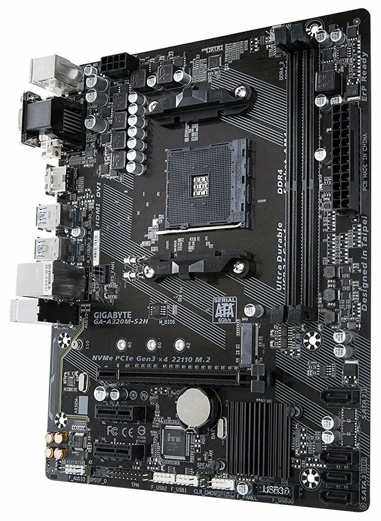 Материнская плата Gigabyte GA-A320M-S2H